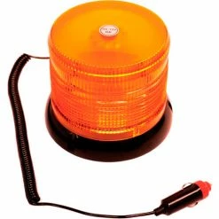 Wolo Manufacturing Wolo® Plus LED Amber Lens Permanent 12-Magnet Or Permanent Mount Warning Light - 3030Mp-A