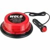 Wolo Manufacturing Wolo® Mini Warning Light Super Bright LEDs, Red Lens - 3037Mp-R -Cheap Vehicle Lighting Store 3037MP R