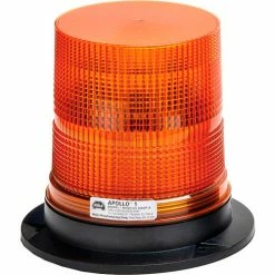 Wolo Manufacturing Wolo® LED Permanent Mount Warning Light, 12-100-Volt Amber Lens - 3060P-A