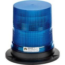 Wolo Manufacturing Wolo® LED Permanent Mount Warning Light, Quad Flash 12-100-Volt Blue Lens - 3065P-B
