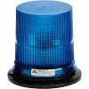 Wolo Manufacturing Wolo® LED Permanent Mount Or 1" Npt Pipe Mount Warning Light, Blue Lens - 3085Ppm-B