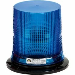 Wolo Manufacturing Wolo® LED Permanent Mount Or 1" Npt Pipe Mount Warning Light, Blue Lens - 3085Ppm-B
