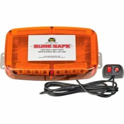 Wolo Manufacturing Wolo® Mini Bar Light Permanent Mount Super Bright LEDs 12-Volt Amber Lens - 3720P-A