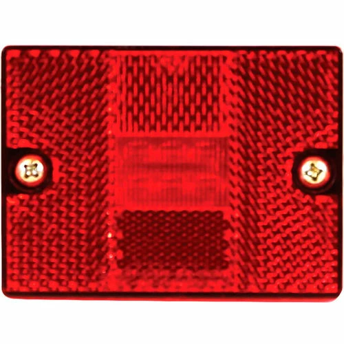 Buyers Products Buyers 2.875" Red Rectangular Marker/Clearance Light With Reflex With 6 LED - 5622716 - Pkg Qty 10 3 Buyers Products Buyers 2.875" Red Rectangular Marker/Clearance Light With Reflex With 6 LED - 5622716 - Pkg Qty 10