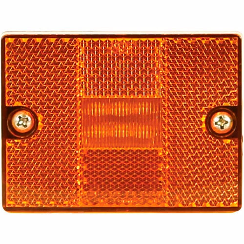 Buyers Products Buyers 2.875" Amber Rectangular Marker/Clearance Light With Reflex With 6 LED - 5622726 - Pkg Qty 10 3 Buyers Products Buyers 2.875" Amber Rectangular Marker/Clearance Light With Reflex With 6 LED - 5622726 - Pkg Qty 10