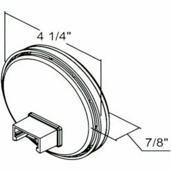Buyers Products Buyers 4" Red round Stop/Turn/Tail Light With 18 LED - 5624119 - Pkg Qty 10 -Cheap Vehicle Lighting Store 5624119DRAWING