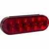 Buyers Products Buyers 6" Red Oval Stop/Turn/Tail Light With 6 LED - 5626156 - Pkg Qty 10 -Cheap Vehicle Lighting Store 5626156