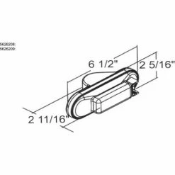 Buyers Products Buyers 6" Amber Oval Mid-Turn Signal-Side Marker Light With 9 LED - 5626208 - Pkg Qty 10 -Cheap Vehicle Lighting Store 5626208 D