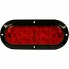 Buyers Products Buyers 6" Red Oval Stop/Turn/Tail Surface Mount Light Kit With 10 LED - 5626552 - Pkg Qty 10