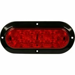 Buyers Products Buyers 6" Red Oval Stop/Turn/Tail Surface Mount Light Kit With 10 LED - 5626552 - Pkg Qty 10