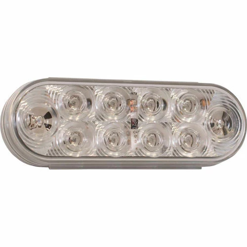 Buyers Products Buyers 6" Oval Stop/Turn/Tail Light With 10 Red LEDs, Clear Lens - 5626553 - Pkg Qty 10 4 Buyers Products Buyers 6" Oval Stop/Turn/Tail Light With 10 Red LEDs, Clear Lens - 5626553 - Pkg Qty 10 - Image 2