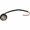 Buyers Products Buyers .75" Round Marker Clearance Lights - 1 LED Clear With Stripped Leads - 5627532 - Pkg Qty 10 -Cheap Vehicle Lighting Store 5627532