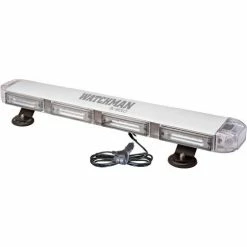 Wolo Manufacturing Wolo® Low Profile 24" Light Bar Magnet Or Permanent Mount Clear Lens, Red LEDs - 7827Mp-R