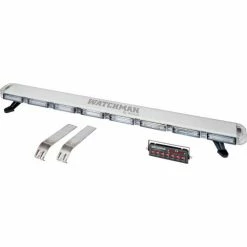 Wolo Manufacturing Wolo® Low Profile 48" Light Bar 12-Volt Clear Lens Blue And Red LEDs - 7835-Br