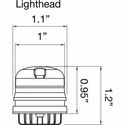 Buyers Products Buyers 25 Foot Clear Push-On Hidden Strobe Kit With In-Line Flashers With 6 LED - 8891325 -Cheap Vehicle Lighting Store 8891325 D