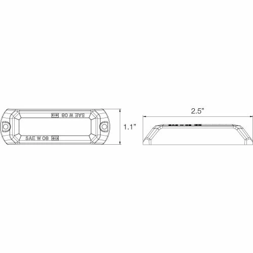 Buyers Products Buyers 2.5" LED Amber Multi Mount Mini Strobe Light With 3 LED - 8891403 8 Buyers Products Buyers 2.5" LED Amber Multi Mount Mini Strobe Light With 3 LED - 8891403 - Image 6