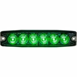Buyers Products Buyers 5.14" Green Surface Mount Ultra-Thin LED Strobe Light - 8892209