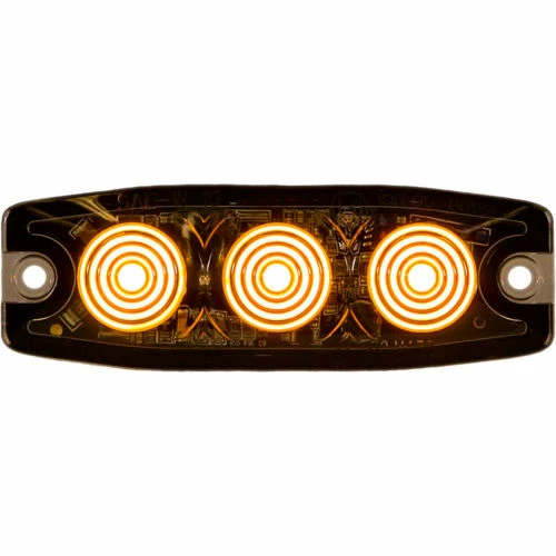 Buyers Products Buyers 3.4" Amber Rectangular Surface Mount Ultra-Thin Strobe Light With 3 LED - 8892230 3 Buyers Products Buyers 3.4" Amber Rectangular Surface Mount Ultra-Thin Strobe Light With 3 LED - 8892230