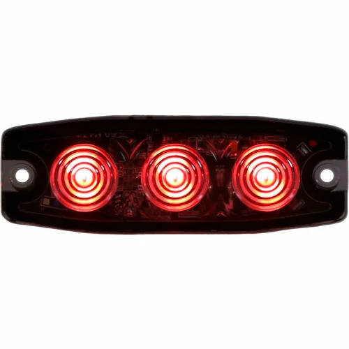 Buyers Products Buyers 3.4" Red Surface Mount Ultra-Thin Strobe Light With 3 LED - 8892233 4 Buyers Products Buyers 3.4" Red Surface Mount Ultra-Thin Strobe Light With 3 LED - 8892233 - Image 2