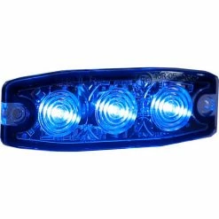 Buyers Products Buyers 3.4" Blue Surface Mount Ultra-Thin Strobe Light With 3 LED - 8892234