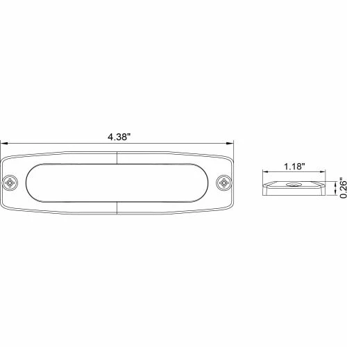 Buyers Products Buyers 4.4" Amber Surface Mount Ultra-Thin Strobe Light With 4 LED - 8892240 9 Buyers Products Buyers 4.4" Amber Surface Mount Ultra-Thin Strobe Light With 4 LED - 8892240 - Image 7