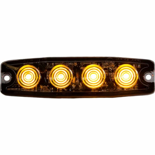 Buyers Products Buyers 4.4" Amber Surface Mount Ultra-Thin Strobe Light With 4 LED - 8892240 5 Buyers Products Buyers 4.4" Amber Surface Mount Ultra-Thin Strobe Light With 4 LED - 8892240 - Image 3