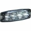 Buyers Products Buyers 4.4" Clear Surface Mount Ultra-Thin Strobe Light With 4 LED - 8892241 -Cheap Vehicle Lighting Store 8892241