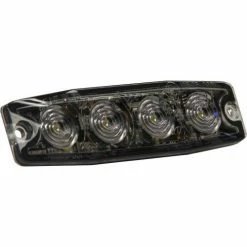 Buyers Products Buyers 4.4" Clear Surface Mount Ultra-Thin Strobe Light With 4 LED - 8892241 -Cheap Vehicle Lighting Store 8892241RIGHT