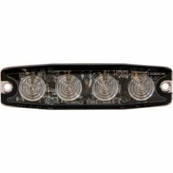 Buyers Products Buyers 4.4" Red/Blue Surface Mount Ultra-Thin Strobe Light With 4 LED - 8892245 -Cheap Vehicle Lighting Store 8892245FRONTUNLIT