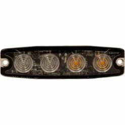 Buyers Products Buyers 4.4" Amber/Blue Surface Mount Ultra-Thin Strobe Light - 4 LED - 8892248 -Cheap Vehicle Lighting Store 8892248FRONTUNLIT