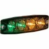Buyers Products Buyers 4.4" Amber/Green Surface Mount Ultra-Thin Strobe Light - 4 LED - 8892250 -Cheap Vehicle Lighting Store 8892250