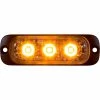 Buyers Products Buyers 3.375" Amber Thin Mount Horizontal Strobe Lights With 3 LED - 8892300