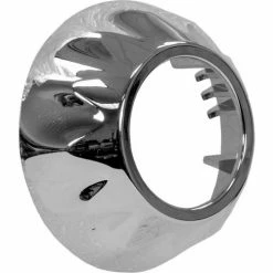 Buyers Products Buyers Chrome Bezel For 1" Round Surface/Recess Mount Strobe Lights - 8892420
