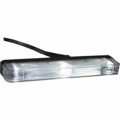Buyers Products Buyers 5" Clear Low Profile Strobe for Narrow Grill Spacing With 3 LED - 8892701 -Cheap Vehicle Lighting Store 8892701WIRE