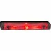 Buyers Products Buyers 5" Red Low Profile Strobe for Narrow Grill Spacing With 3 LED - 8892703 -Cheap Vehicle Lighting Store 8892703