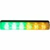 Buyers Products Buyers 5.19" Amber/Green Low Profile Strobe for Narrow Grill Spacing With 6 LED - 8892810
