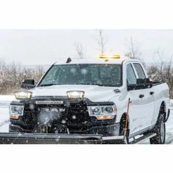 Buyers Products Buyers LED Rectangular Amber Mini Lightbar 12VDC - Magnetic 24 LEDs - 8891040 -Cheap Vehicle Lighting Store AMZ GalleryImg 8891040 1500x1000 ApplicationShot