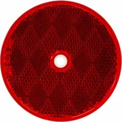 Buyers Products Buyers 3.1875" Red Round DOT Bolt-On Reflectors - 5623316 - Pkg Qty 10