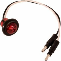 Buyers Products Buyers .75" Round Marker Clearance Lights - 1 LED Red With Male Bullets - 5623413 - Pkg Qty 10 -Cheap Vehicle Lighting Store BUE 5623413