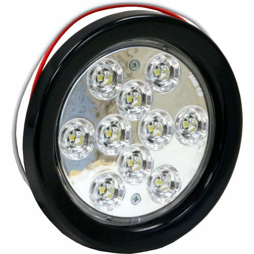 Buyers Products 4" Round 10 LED Clear Backup Light - 5624310 3 Buyers Products 4" Round 10 LED Clear Backup Light - 5624310