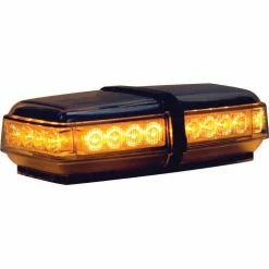 Buyers Products Buyers LED Rectangular Amber Mini Lightbar 12VDC - Magnetic 24 LEDs - 8891050