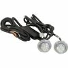 Buyers Products Clear LED Hidden Strobes w/ 2 In-Line Flashers - 15' Cable - 8891215 -Cheap Vehicle Lighting Store BUE 8891215