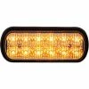 Buyers Products Buyers LED Rectangular Amber Strobe Light 10-30 VDC - 12 LEDs - 8891600 -Cheap Vehicle Lighting Store BUE 8891600