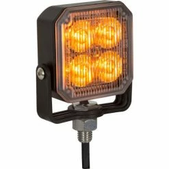 Buyers Products Buyers LED Square Amber Strobe Light 12-24V - 4 LEDs - 8891800