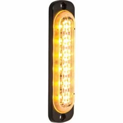 Buyers Products Buyers LED Rectangular Amber Low Profile Strobe Light 12V - 6 LEDs - 8891910