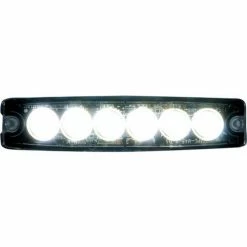 Buyers Products Buyers 5.14" Clear Surface Mount Ultra-Thin LED Strobe Light - 8892201 -Cheap Vehicle Lighting Store BUE 8892201