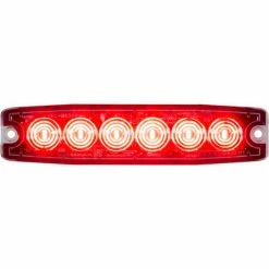 Buyers Products Buyers 5.14" Red Surface Mount Ultra-Thin LED Strobe Light - 8892203
