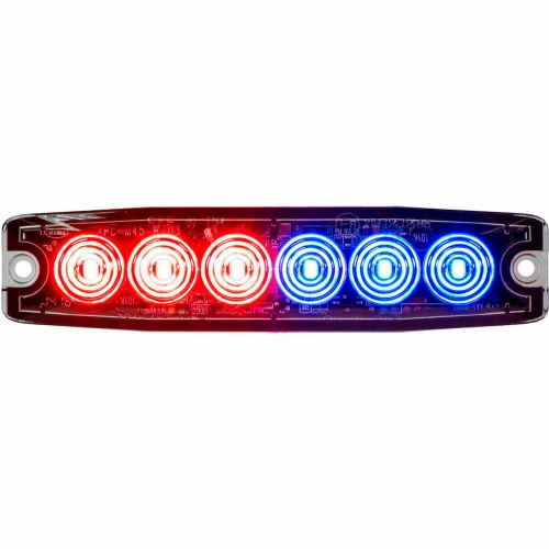 Buyers Products Buyers 5.14" Red/Blue Surface Mount Ultra-Thin LED Strobe Light - 8892205 3 Buyers Products Buyers 5.14" Red/Blue Surface Mount Ultra-Thin LED Strobe Light - 8892205