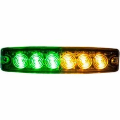 Buyers Products Buyers 5.14" Amber/Green Surface Mount Ultra-Thin LED Strobe Light - 8892210 -Cheap Vehicle Lighting Store BUE 8892210