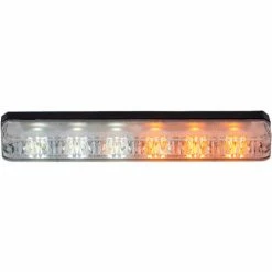 Buyers Products Buyers 5.19" Amber/Clear Low Profile Strobe for Narrow Grill Spacing With 6 LED - 8892802 -Cheap Vehicle Lighting Store BUE 8892802